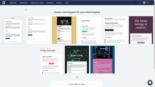 ConvertKit Email Templates.gif