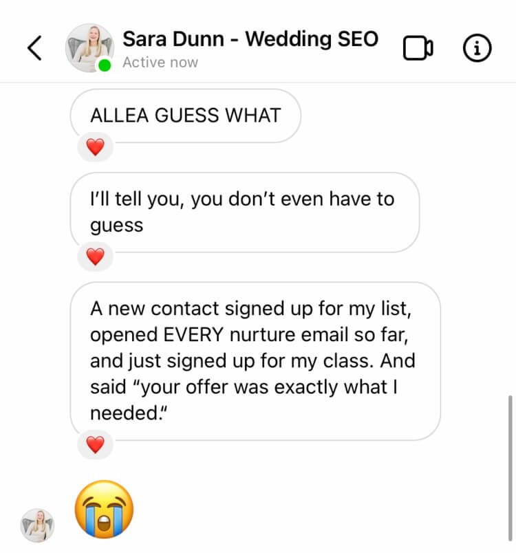 Screenshot of Sara Dunn Instagram Conversation with Allea Grummert.jpg